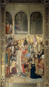 King Louis VI said the Gros (1081-1137) and the people of Paris led by the eveque Etienne King Louis VI said the Gros (1081-1137) and the people of Paris led by the eveque Etienne