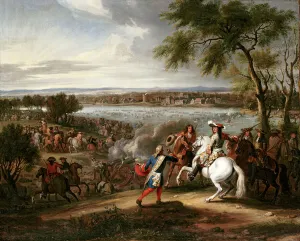 King Louis XIV of France Crossing the Rhine, 12th June 1672 (oil on canvas) King Louis XIV of France Crossing the Rhine, 12th June 1672 (oil on canvas)