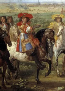 King Louis XIV before the prioress of Fives at the seat of Lille in August 1667 Detail King Louis XIV before the prioress of Fives at the seat of Lille in August 1667 Detail