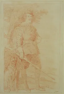 King Philip IV of Spain in hunting costume (1605-65) (red chalk on paper) King Philip IV of Spain in hunting costume (1605-65) (red chalk on paper)