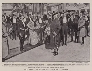 The King and Queen of Italy in Sardinia (litho) The King and Queen of Italy in Sardinia (litho)