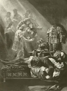 King Richard III. Act V, Scene III (gravure) King Richard III. Act V, Scene III (gravure)