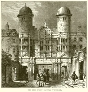 King Street Gallery: The King Street Gateway, Whitehall (engraving)