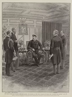 His Majesty Gallery: The Kings First Act of State since his Illness, His Majesty at the Privy Council on Board