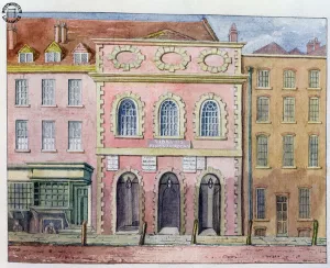 King's Theatre, Haymarket, 1783 (w/c on paper) King's Theatre, Haymarket, 1783 (w/c on paper)