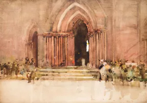 Kirkwall Cathedral, Orkney, 19th century (w/c) Kirkwall Cathedral, Orkney, 19th century (w/c)