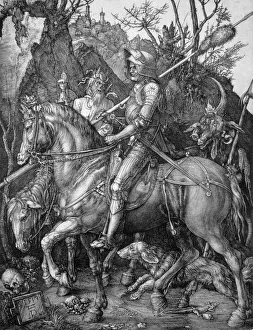 Knight, Death and the Devil, 1513 (copper plate engraving) Knight, Death and the Devil, 1513 (copper plate engraving)