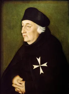 Knight of the Order of Malta, 1534 (oil on panel) Knight of the Order of Malta, 1534 (oil on panel)