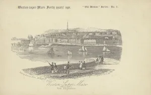 Weston Super Mare Gallery: Knightstone, Weston-super-mare (litho)