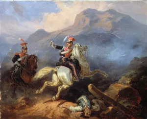 Kozietulski at the Battle of Somosierra in 1808, 1855 (oil on canvas) Kozietulski at the Battle of Somosierra in 1808, 1855 (oil on canvas)