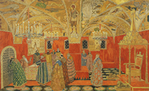 In the Kremlin, scene from the opera Boris Godunov by M. Mussorgsky In the Kremlin, scene from the opera Boris Godunov by M. Mussorgsky