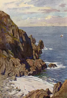 The Kullen Rocks, Molle, on the Kattegatt (colour litho) The Kullen Rocks, Molle, on the Kattegatt (colour litho)