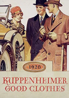 English Text Gallery: Kuppenheimer Good Clothes, 1926, 1926 (oil on canvas laid on board)