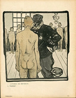 Military Service Gallery: L Assiette au Beurre, number 146, Satirique en couleurs, 1904_1_16: Medical, Armee, Military Service