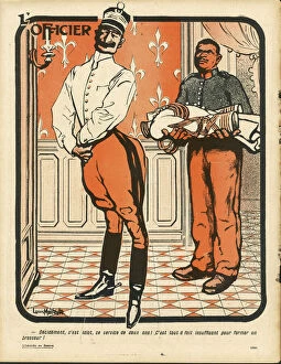 Military Service Gallery: L Plate au beurre, number 295, Satirique en couleurs, 1906_11_24: Armee