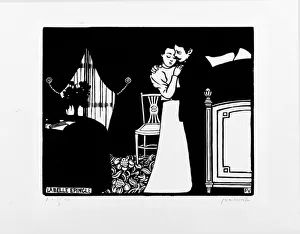 La Belle Epingle, 1897-98 (woodcut) (pair to 715067) La Belle Epingle, 1897-98 (woodcut) (pair to 715067)