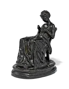 La Brodeuse, late 19th - early 20th century (bronze) La Brodeuse, late 19th - early 20th century (bronze)