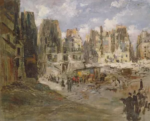 La Butte aux Moulins (oil on canvas) La Butte aux Moulins (oil on canvas)