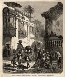La casa de la Merced (now Mercy Street) in Saint Augustine La casa de la Merced (now Mercy Street) in Saint Augustine