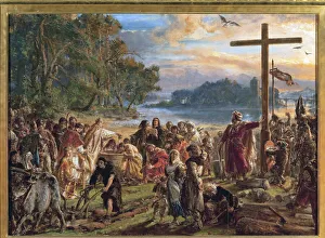 La chhristiannisation de la Pologne, 966 - The Christianization of Poland, 966 La chhristiannisation de la Pologne, 966 - The Christianization of Poland, 966