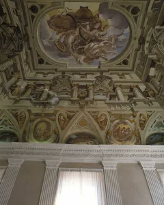 La chute de Phaeton (Phaethon) (1625) - Fresco en trompe l' La chute de Phaeton (Phaethon) (1625) - Fresco en trompe l'