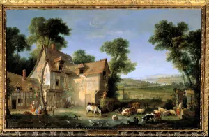 La ferme Peinture by Jean Baptiste Oudry (1686-1755) 1750 Sun. 1,3x2,12 m La ferme Peinture by Jean Baptiste Oudry (1686-1755) 1750 Sun. 1,3x2,12 m