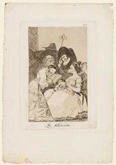 La Filiacion, plate from Los Caprichos, 1799 (etching & aquatint) La Filiacion, plate from Los Caprichos, 1799 (etching & aquatint)