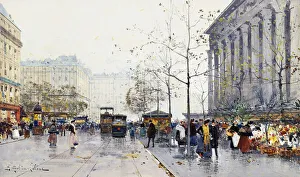 La Madeleine, Paris, (bodycolour) La Madeleine, Paris, (bodycolour)