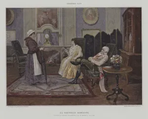 La Nouvelle Servante (The New Servant) (colour litho) La Nouvelle Servante (The New Servant) (colour litho)