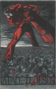 La Pace Tedesca (German Peace), c.1918 (colour litho) La Pace Tedesca (German Peace), c.1918 (colour litho)