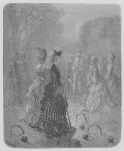 La Partie De Crocket Dans Un Jardin De Belgravia (engraving) La Partie De Crocket Dans Un Jardin De Belgravia (engraving)
