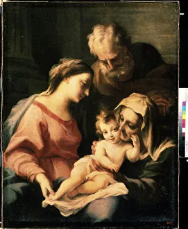 'La sainte famille avec sainte Elisabeth' (The Holy Family) Peinture de Luca Giordano (1632-1705) 'La sainte famille avec sainte Elisabeth' (The Holy Family) Peinture de Luca Giordano (1632-1705)