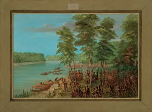 La Salle Taking Possession of the land at the Mouth of the Arkansas, March 10th 1682 La Salle Taking Possession of the land at the Mouth of the Arkansas, March 10th 1682