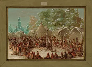 La Salle's Party Feasted in the Illinois Village, January 2nd 1680 La Salle's Party Feasted in the Illinois Village, January 2nd 1680