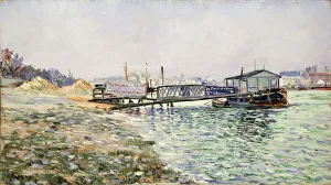 La Seine au Jardin des Plantes, 1884 (oil on canvas) La Seine au Jardin des Plantes, 1884 (oil on canvas)