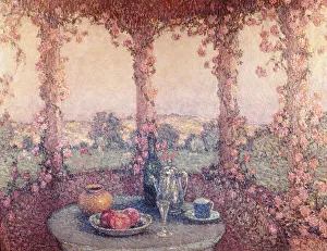 La Table sous la Tonnelle, 1917 (oil on canvas) La Table sous la Tonnelle, 1917 (oil on canvas)