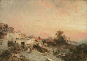 La Tarantella, Posilipo, Naples, c.1895 (oil on canvas) La Tarantella, Posilipo, Naples, c.1895 (oil on canvas)