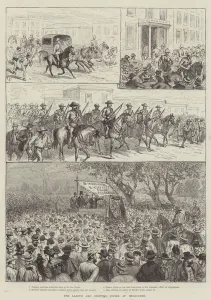 The Labour and Shipping Strike at Melbourne (engraving) The Labour and Shipping Strike at Melbourne (engraving)