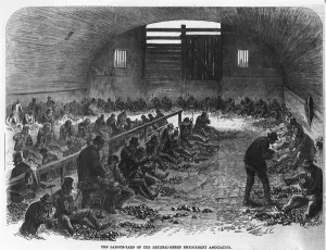 The Labour Yard of the Bethnal Green Employment Association, from The Illustrated The Labour Yard of the Bethnal Green Employment Association, from The Illustrated