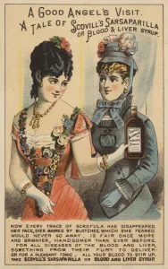 Ladies With Bottle Of Sarsaparilla (chromolitho) Ladies With Bottle Of Sarsaparilla (chromolitho)