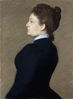 Lady in Black, (pastel on paper laid on board) Lady in Black, (pastel on paper laid on board)