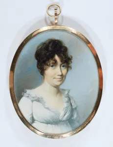 Lady of the Blunt Family (w/c and gouache on ivory) Lady of the Blunt Family (w/c and gouache on ivory)