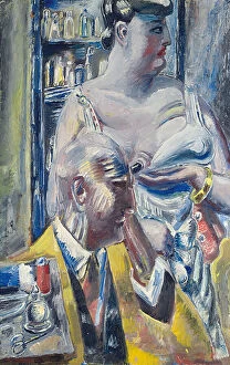Lady at the Doctor's I; Dame beim Arzt I, 1948 (oil on canvas)