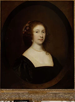 Hairs Gallery: A Lady of the Kingsmill family, 1593-1661 (oil on panel)