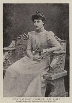 Lady Margaret Primrose, the Bride (b/w photo) Lady Margaret Primrose, the Bride (b/w photo)