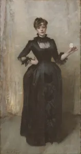 Lady with the Rose (Charlotte Louise Burckhardt), 1882 (oil on canvas) Lady with the Rose (Charlotte Louise Burckhardt), 1882 (oil on canvas)