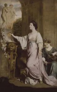 Lady Sarah Bunbury Sacrificing to the Graces, 1763-65 (oil on canvas) Lady Sarah Bunbury Sacrificing to the Graces, 1763-65 (oil on canvas)