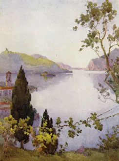 Ella Du Cane Gallery: Lago d Iseo (colour litho)