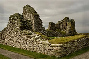 The Laird's House, Jarlshof, prehistoric Norse settlement, Shetland, Scotland, UK (photo)