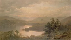 Images Dated 7th June 2007: Lake Placid and the Adirondack Mountains from Whiteface, 1878 (oil on canvas)
